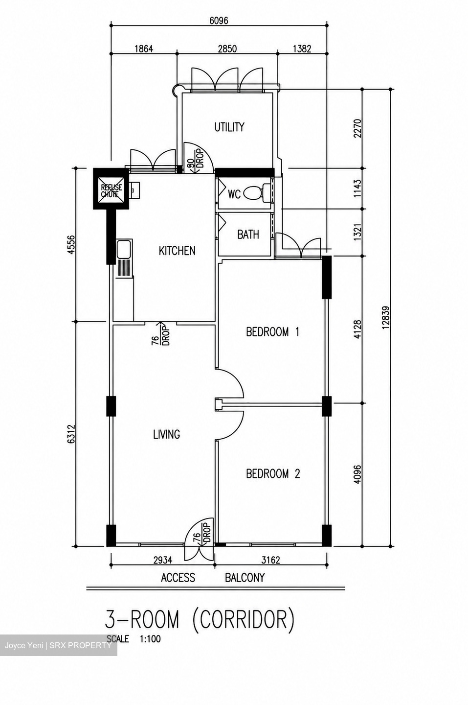 Blk 57 Geylang Bahru Ville (Kallang/Whampoa), HDB 3 Rooms #616445891